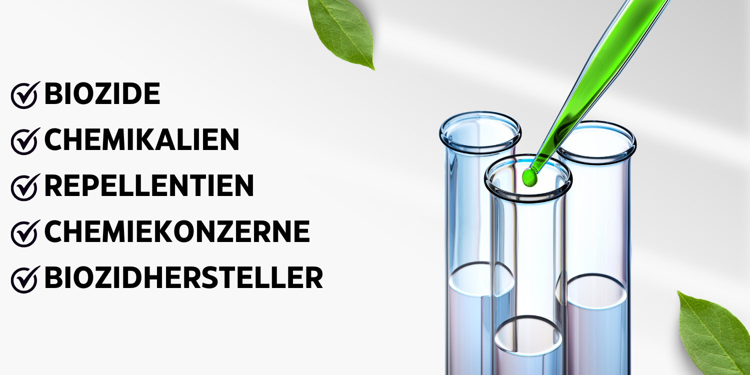 Biozidrecht & Chemikalienrecht - Wir beraten Sie rund um die Themen Biozide, Chemikalien, Repellentien, Chemiekonzerne & Biozidhersteller.
